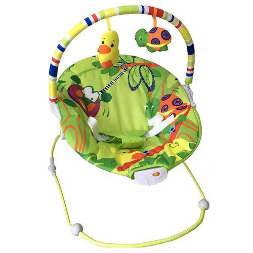 Cadeira de Descanso Vibratória Baby Style Verde Poly - 0 a 11kg