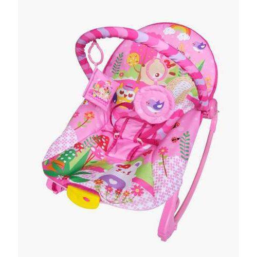 Cadeira de Descanso Vibratória Musical New Rocker Rosa Color Baby Até 18kgs- Cadeirinha de Bebê - Colorbaby
