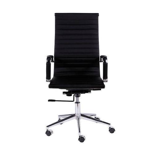 Cadeira de Escritório Alta com Sistema Relax - Preto - Tommy Design