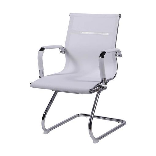 Cadeira de Escritório Fixa Branca 3303 OR Design