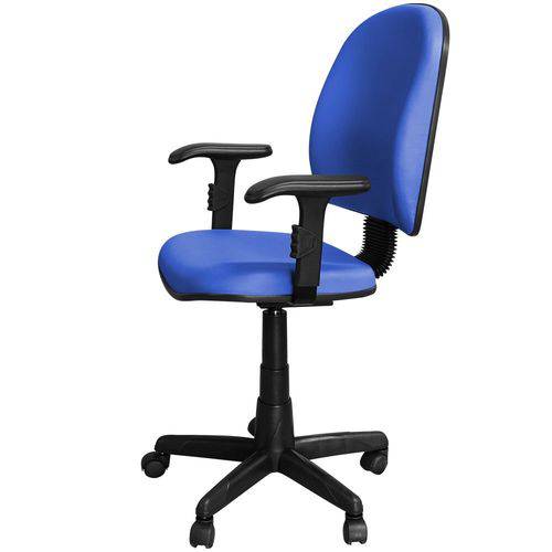 Cadeira de Escritório Modelo Excellence Giratória Azul - Pethiflex