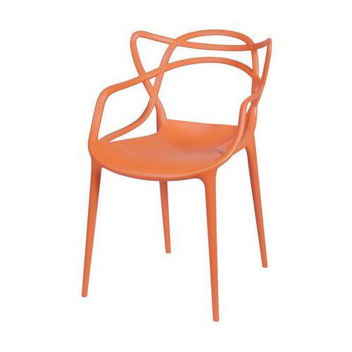Cadeira de Jantar Allegra Laranja 1116 OR Design