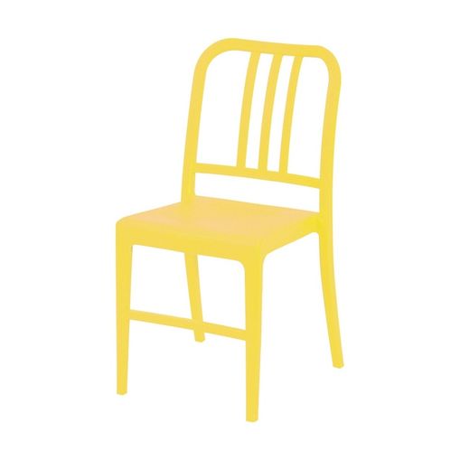 Cadeira de Jantar Amarela em Polipropileno 1138 Or Design