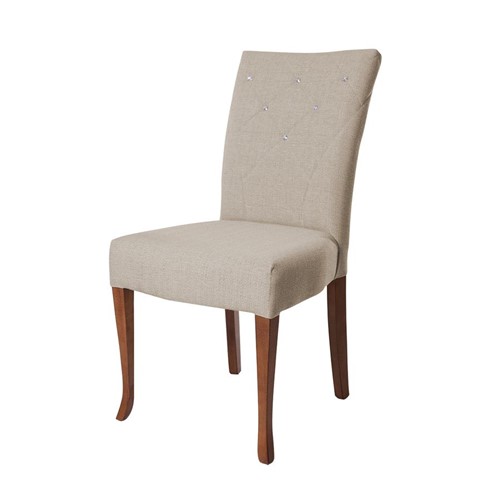 Cadeira de Jantar Annecy com Cristais - Wood Prime TA 10837