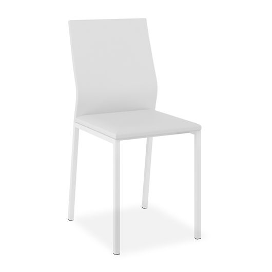 Cadeira de Jantar, Branco, Couríssimo Branco, Samira