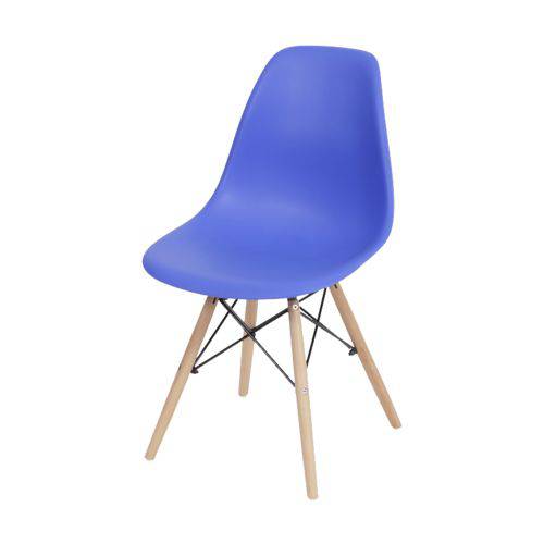 Cadeira de Jantar Eames Wood Azul Escura 1102B OR Design
