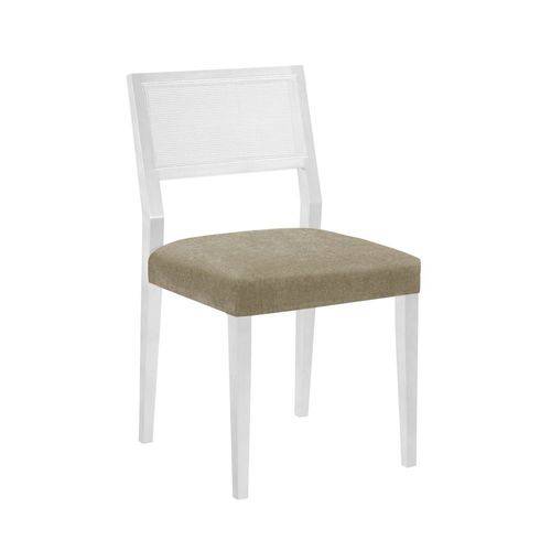 Cadeira de Jantar Gardenia Branco e Bege