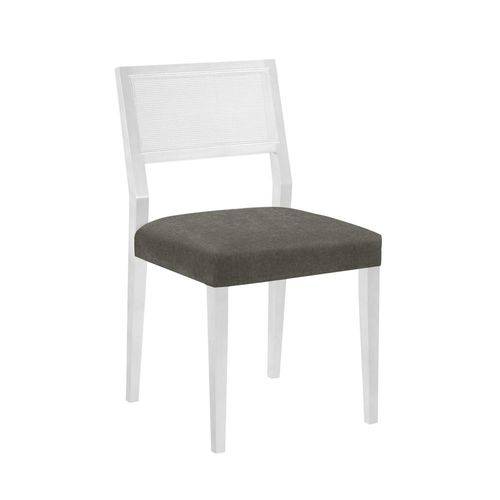 Cadeira de Jantar Gardenia Branco e Cinza