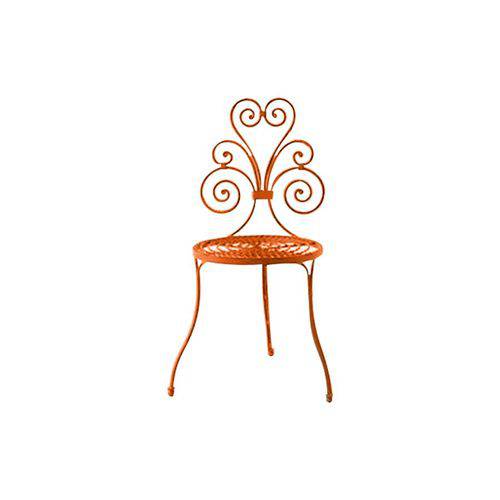 Cadeira de Jardim Espiral Sem Braço - Laranja - Tommy Design