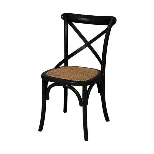 Cadeira de Madeira Country Preta OR Design 1150