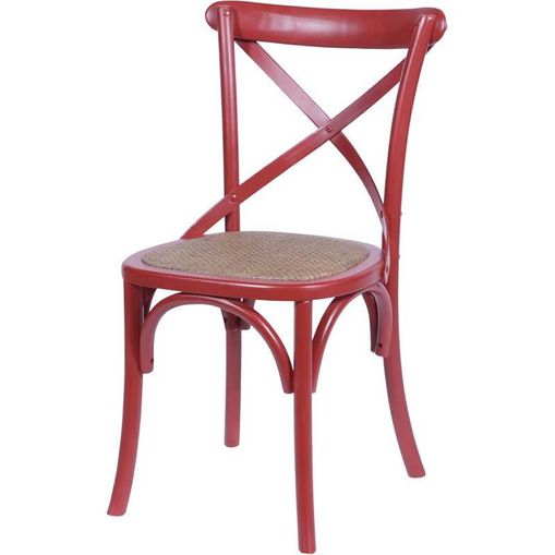 Cadeira de Madeira Country Vermelha OR Design 1150