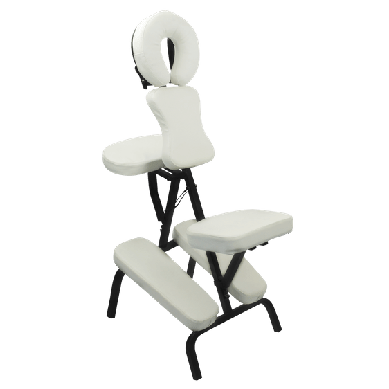 Cadeira de Massagem Shiatsu Quick Massage Dobrável Portátil Marca Tssaper Branca