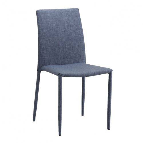 Cadeira de Metal Estofada 4403 OR Design Cinza