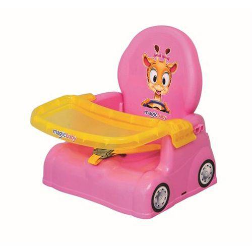 Cadeira de Papinha Rosa Girafa 4777 - Magic Toys