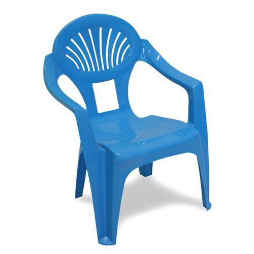 Cadeira de Plástico Infantil Plasnew Várias Cores