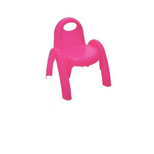 Cadeira de Plástico Infantil Popi S/Ins Rosa