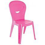Cadeira de Plástico Infantil Vice Rosa