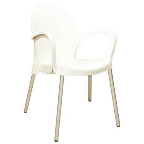 Cadeira de Polipropileno com Braço Branca - GRACE - Tramontina
