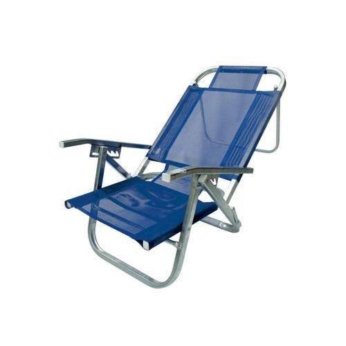 Cadeira de Praia Dobrável em 5 Posições Azul Royal - Copacabana - Botafogo