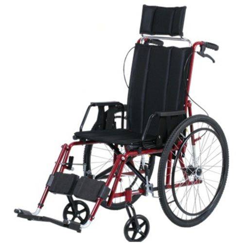 Cadeira de Rodas Angra Pneu Inflável Vinho 40 Cm - Carone