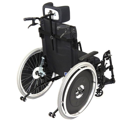Cadeira de Rodas Avd Alumínio Reclinável 40cm Preta - Ortobras