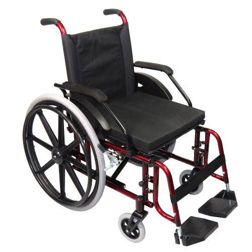 Cadeira de Rodas Confort Elite 44cm Vinho Metálico - Prolife