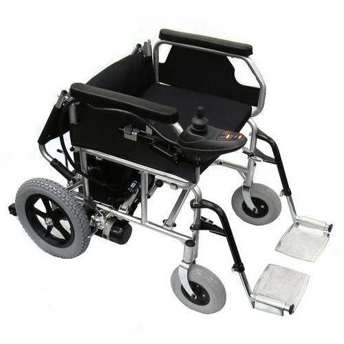 Cadeira de Rodas Dinâmica Plus Motorizada 44 Cm Prata - Ortomix
