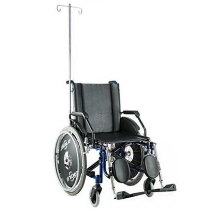 Cadeira de Rodas em Alumínio - Ortopedia Jaguaribe - Ágile Hospitalar - 50cm