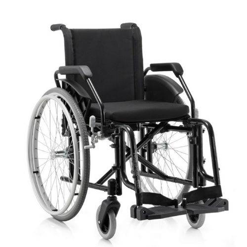 Cadeira de Rodas Jaguaribe Fit Assento 40 Cm Pneu Anti Furo Cap. 100 Kgs
