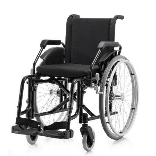 Cadeira de Rodas Jaguaribe Fit Assento 44 Cm Pneu Anti Furo Cap. 100 Kgs