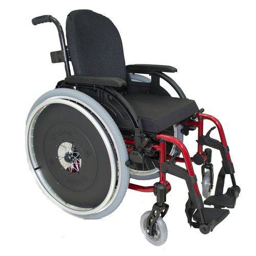 Cadeira de Rodas K3 Alumínio com Encosto Rígido Hummel Anatômico Ortobras