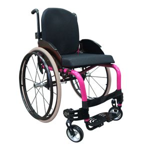 Cadeira de Rodas Monobloco M3 Premium 40cm Rosa Roda Sentinell Ortobras (Cód. 19030)