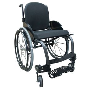 Cadeira de Rodas Monobloco M3 Premium 40cm Preta Roda Sentinell Ortobras (Cód. 19212)