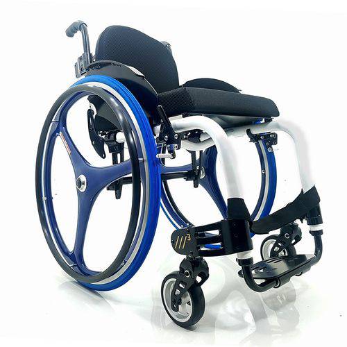 Cadeira de Rodas Monobloco M3 Premium Ortobras Uso Ativo Alumínio Peso Leve com Encosto Rígido Hummel