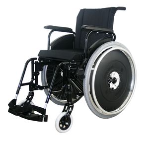 Cadeira de Rodas ULX 42cm Pés Removíveis Preta Ortobras (Cód. 13634)