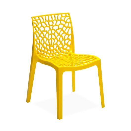 Cadeira Decorativa, Amarela, Gruvyer