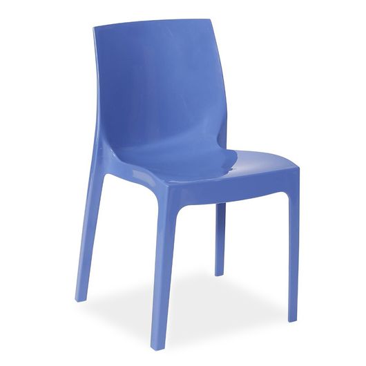 Cadeira Decorativa, Azul, Ice