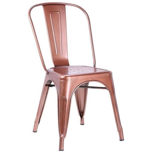 Cadeira Decorativa Cobre Iron Antique ByArt