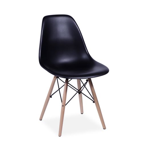 Cadeira Decorativa, Preto, Eames DSW
