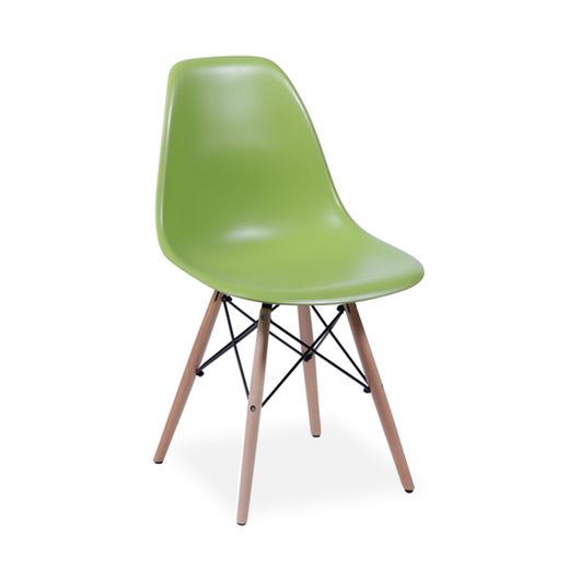 Cadeira Decorativa, Verde, Eames DSW