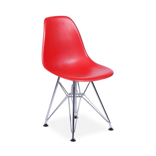 Cadeira Decorativa, Vermelho, Eames DSR