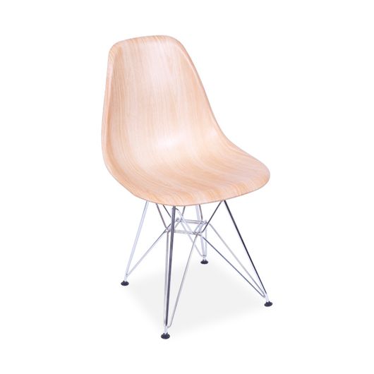 Cadeira Decorativa, Wood, Eames DSR