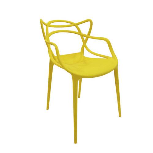 Cadeira Design Alegra Master Philippe Starck Amarela Polipropileno Cozinhas Aviv Fratini