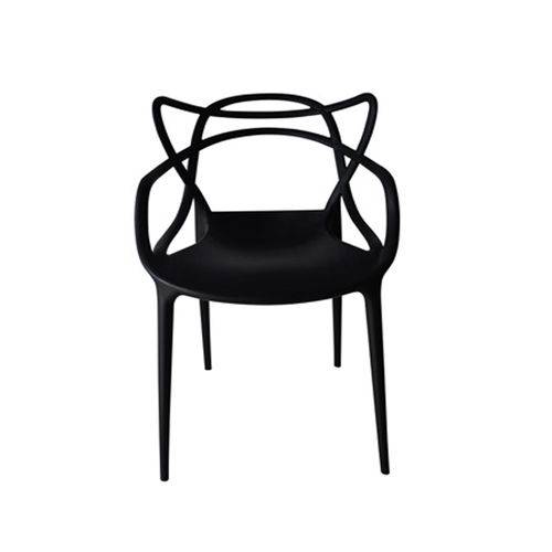 Cadeira Design Alegra Master Philippe Starck Preta Polipropileno Cozinhas Aviv Fratini