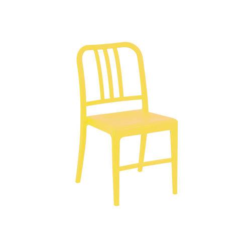 Cadeira Design Sala de Jantar Polipropileno Amarelo