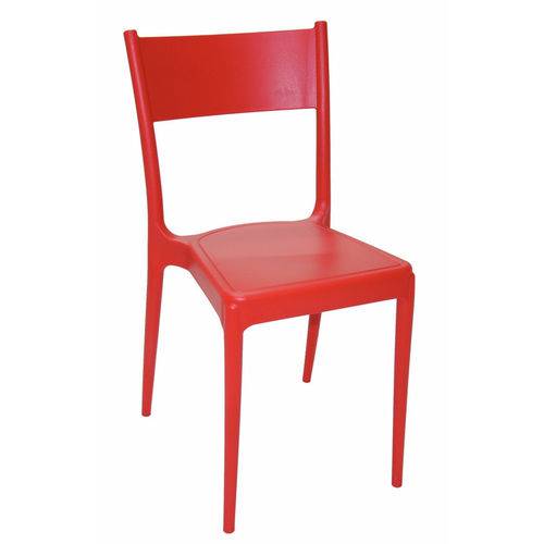 Cadeira Diana Satinada Vermelha - Summa - Cor Vermelho - Tramontina