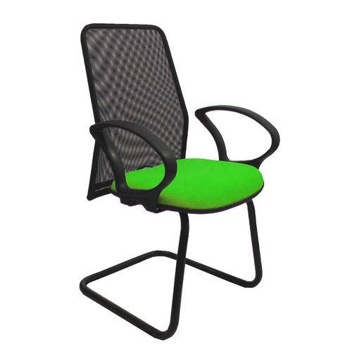 Cadeira Diretor Tela Fixa Tecido Verde