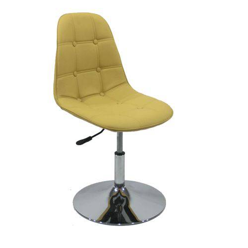 Cadeira DKR Disco Botonê Amarelo Byartdesign