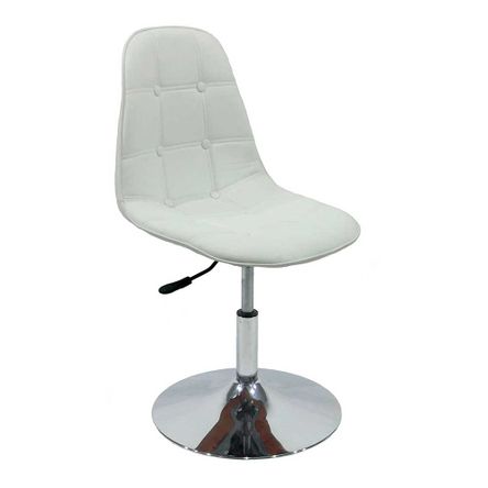 Cadeira DKR Disco Botone Branco Original Entrega Byartdesign