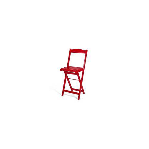 Cadeira Dobrável Bistrô - Vermelho - Btb Móveis